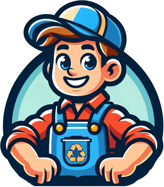 Trash Boy Badge Logo